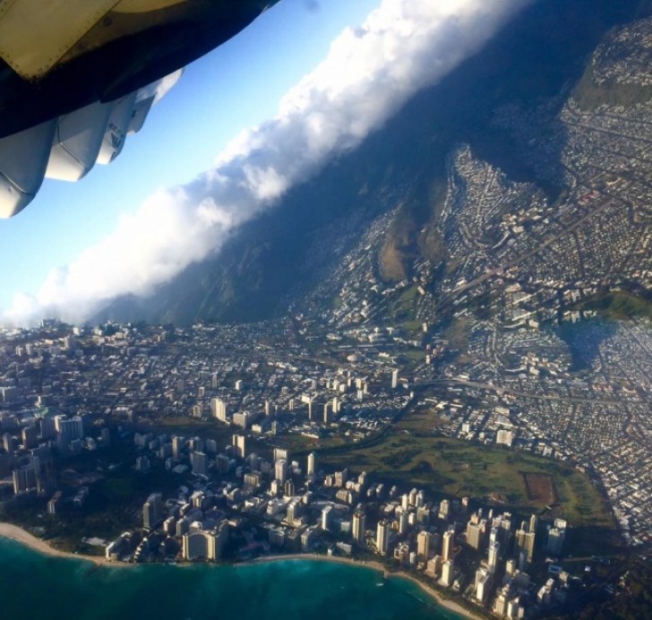 8. Take a picture from an airplane and find yourself by accident in another dimension!