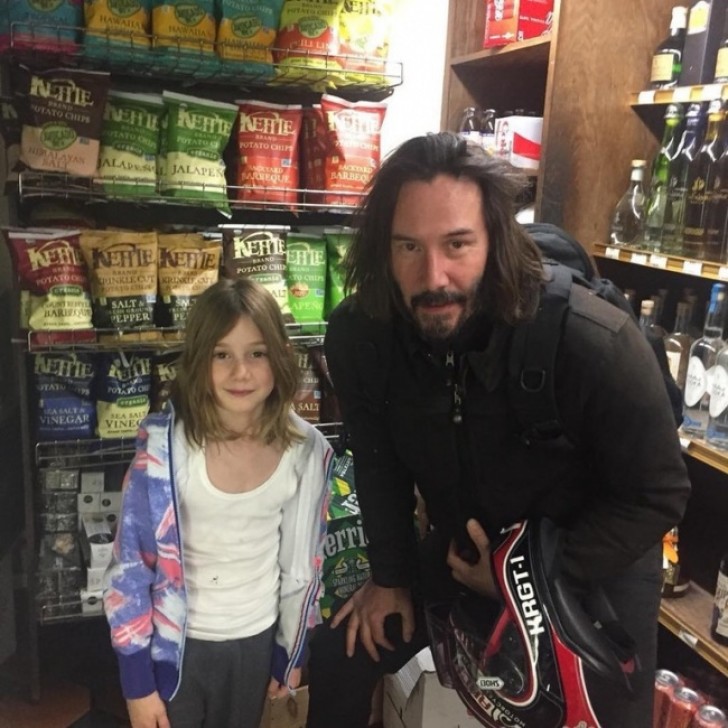 Rencontrer Keanu Reeves au supermarché: ça lui est arrivé!