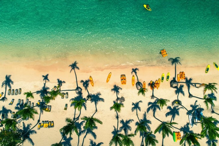 Les plages de Punta Cana (République Dominicaine).
