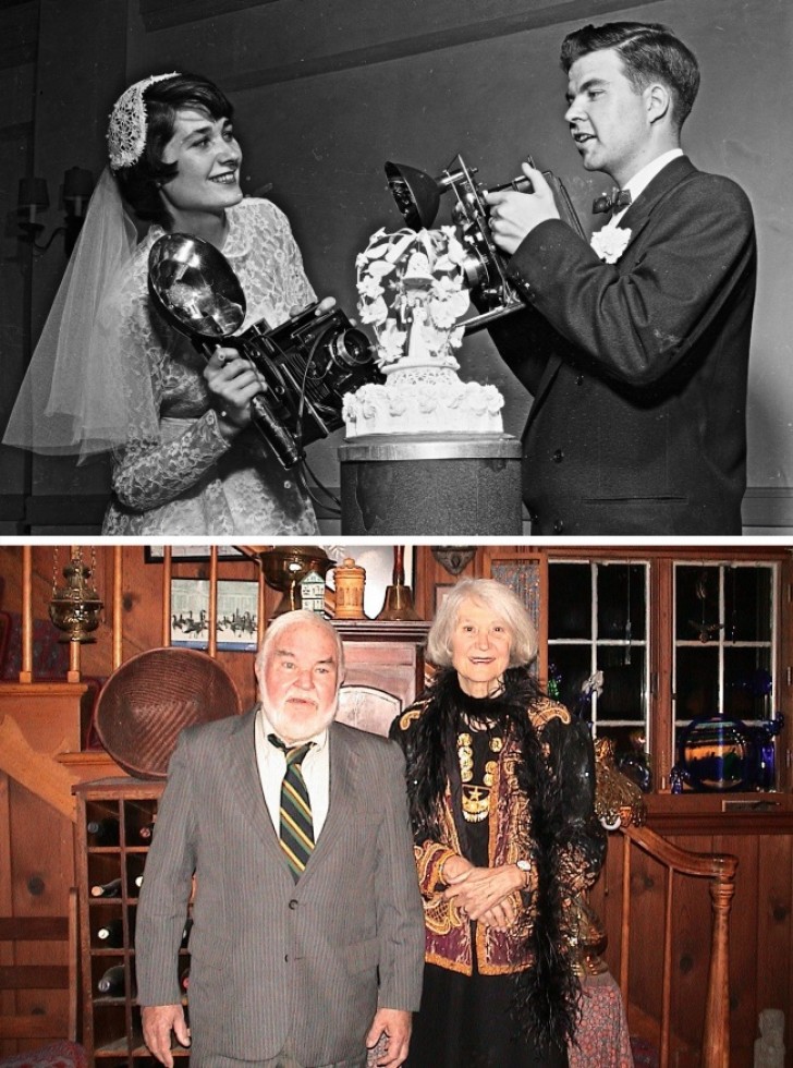 10. Questa coppia ha posato per National Geographic. 60 anni dopo, sono ancora insieme!