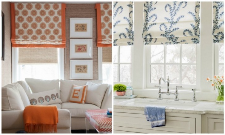 16. Roman blinds