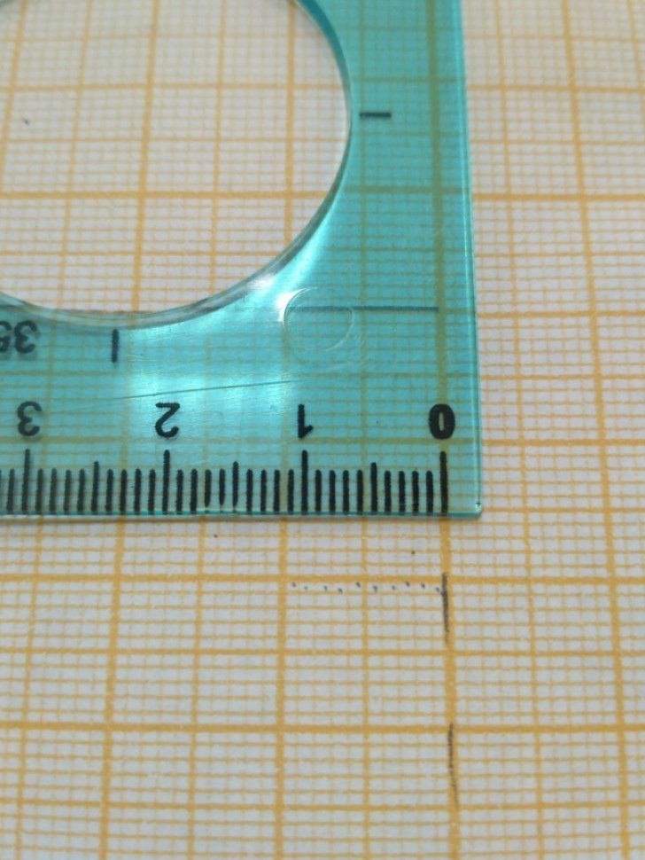 "After starting my project, I finally understood why nothing came out right! They had added an extra half inch (2 mm)!"