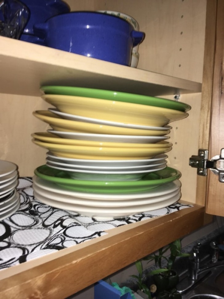 "This is why I like to deal with taking the dishes out of the dishwasher!"