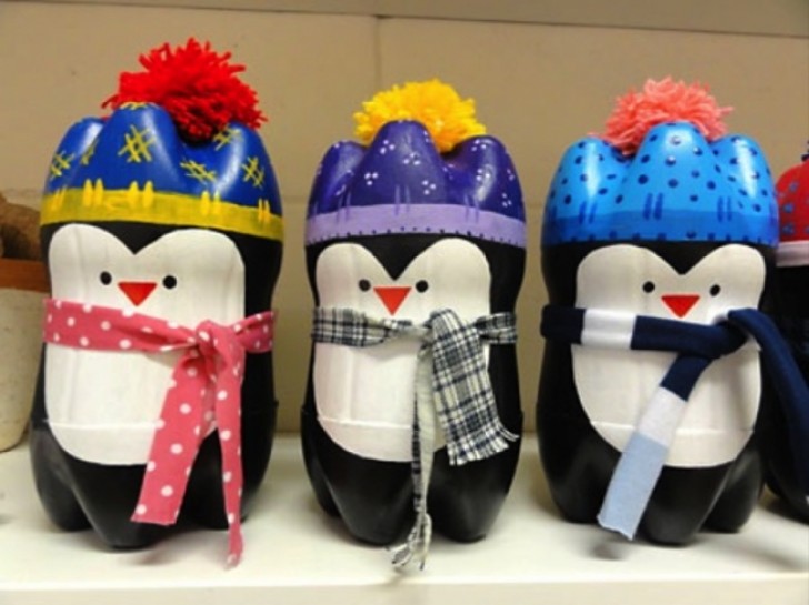 17. Pinguins de brinquedo