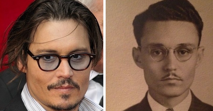 Johnny Depp and the grandfather of an internet user.