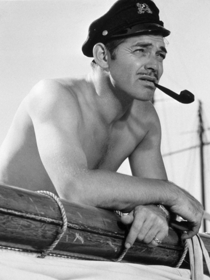 Les années trente: Le charmant Clark Gable plaisait avec sa moustache désinvolte.