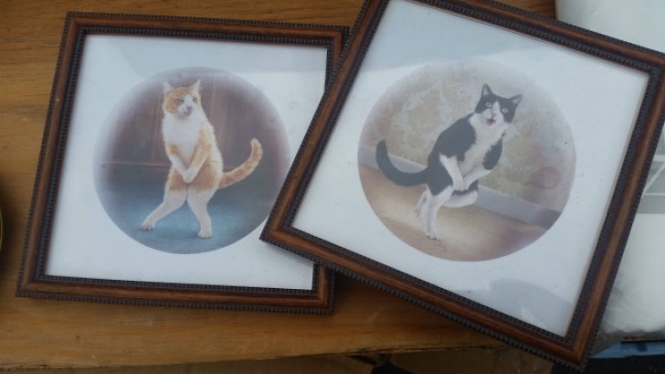 18. I found the perfect pictures for my bathroom! They cost only a dollar each.