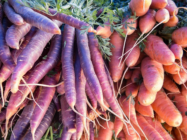 Ursprünglich waren Karotten violett und nicht orange