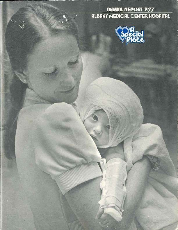 Voici la photo du rapport annuel 1977 du Centre Médical Albany