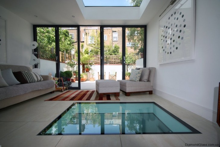 Würde es euch gefallen, einen Pool im Wohnzimmer zu haben?