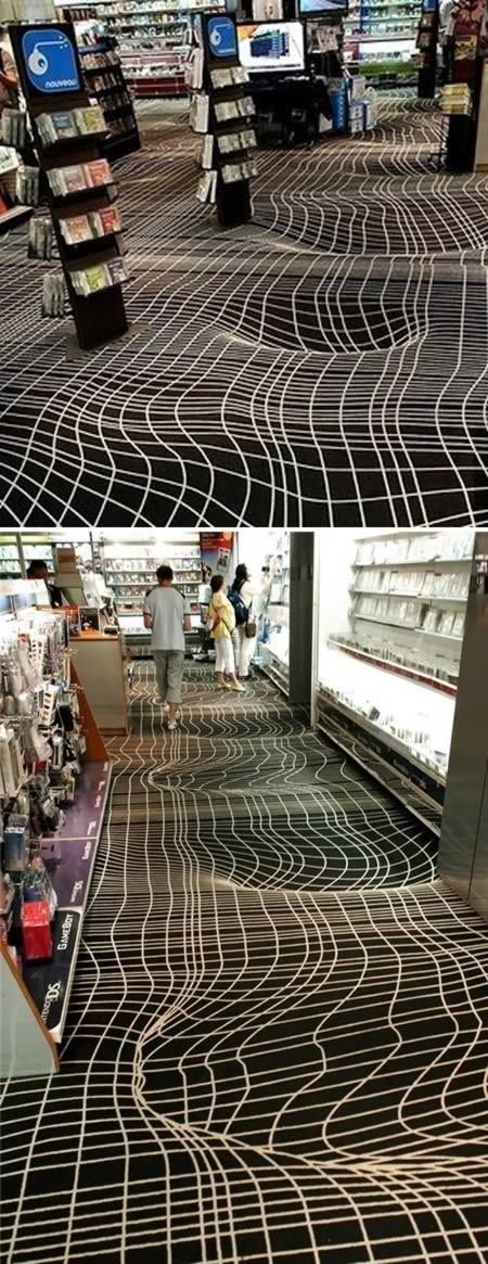 We challenge you to walk on this floor without feeling dizzy!