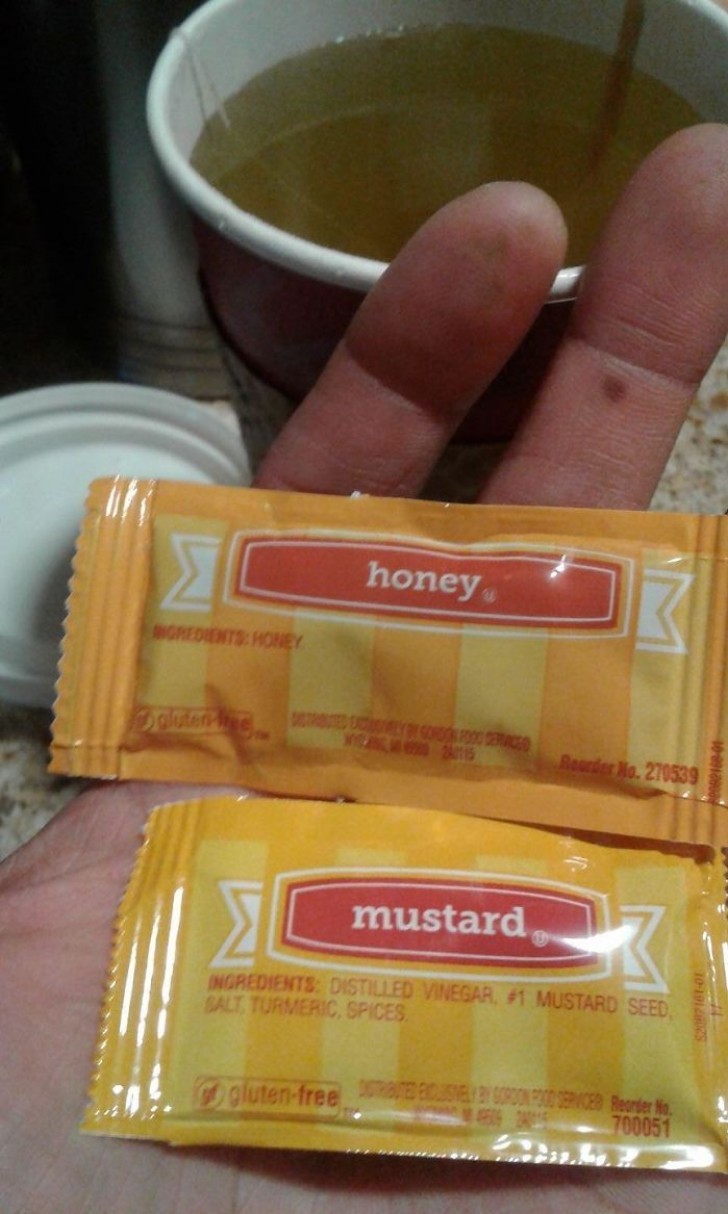Do you prefer honey or mustard in your tea?