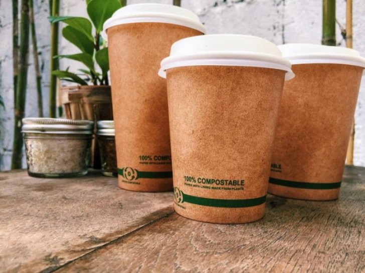 100% compostable containers.