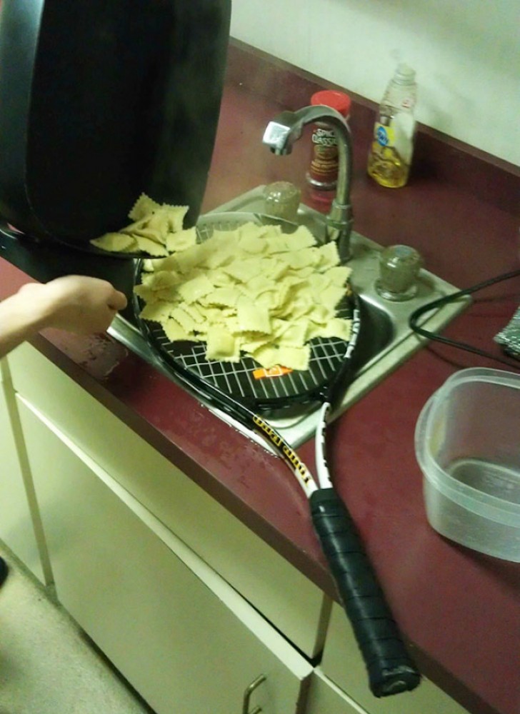 A very creative colander ...