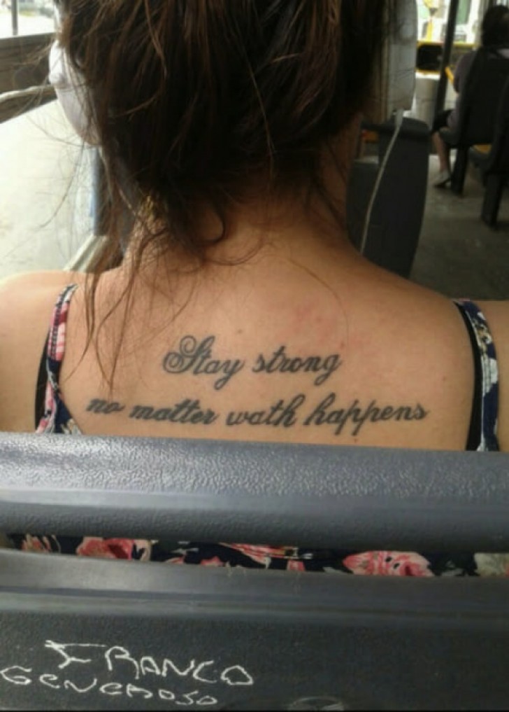 Ein Tippfehler in einem Tattoo gehört zu den unangenehmsten Dingen, die passieren können ...