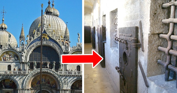 A prison in the Palazzo Ducale in Venice, Italy.
