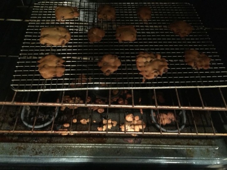 Cookies on a grill in the oven?! We need to review the basics regarding using an oven!