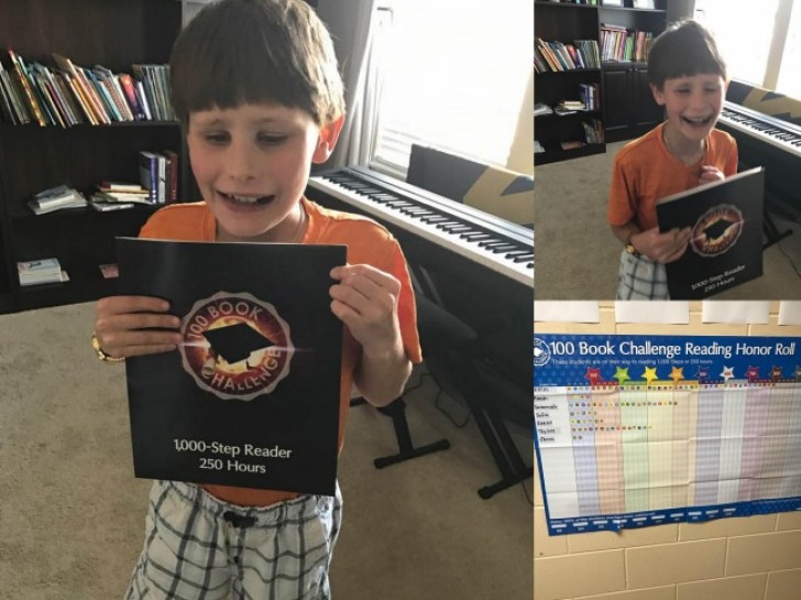 "Cette année, mon fils non-voyant a lu (en braille) plus de livres que tout le monde dans son école!".