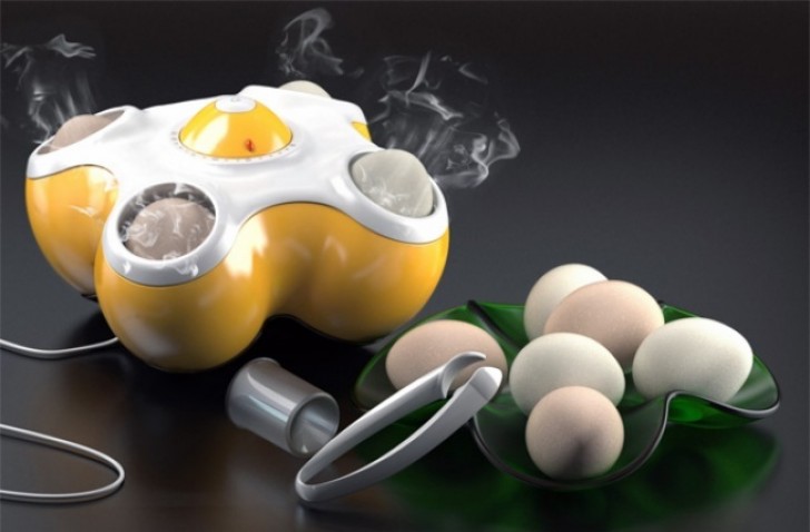 14. Lo strumento che cucina le uova al posto vostro.