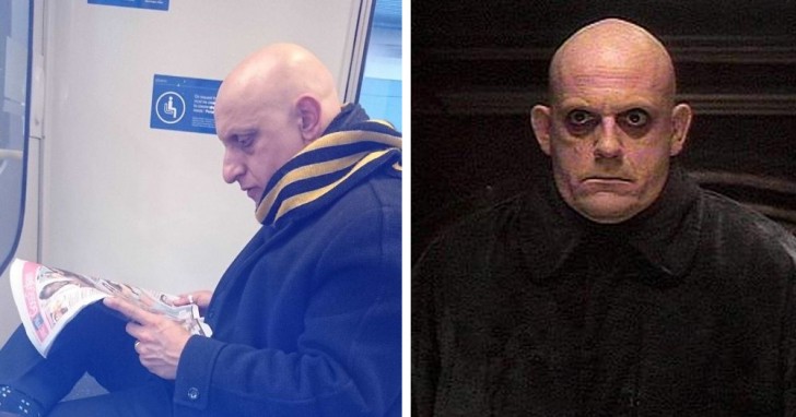 1. Uncle Fester of the Addams family or Crane of Despicable Me?