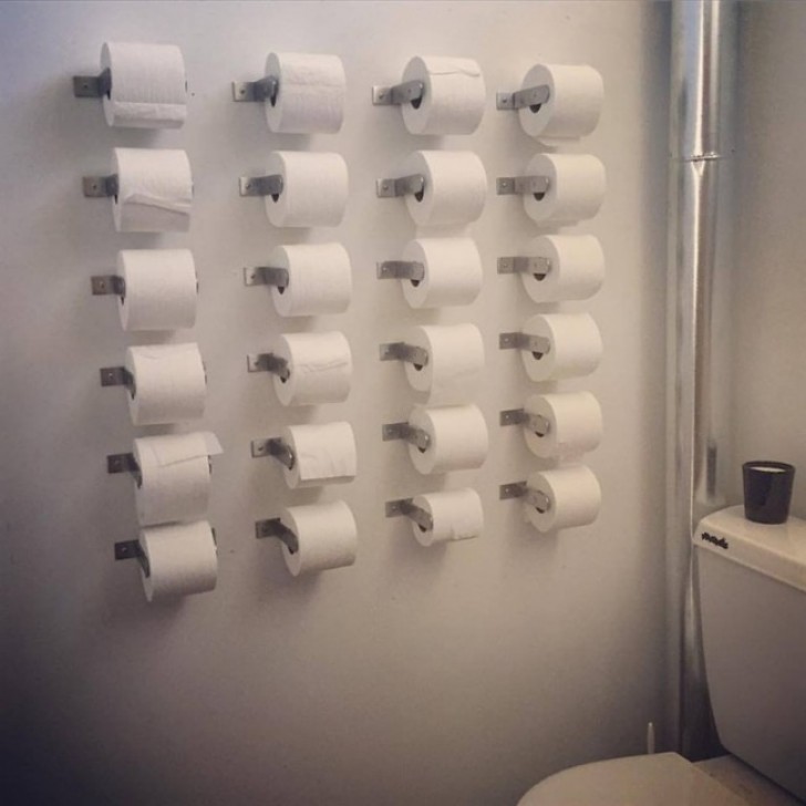 Hoe je kunt voorkomen dat het toiletpapier op de WC op gaat.