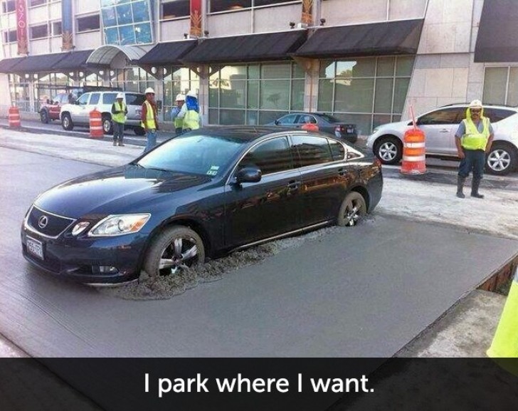 Ich parke wo ich will