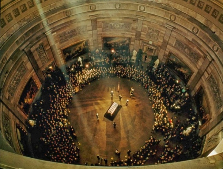 3. Begrafenis van John Fitzgerald Kennedy, 1963.