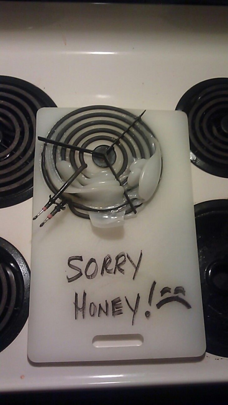 "Sorry, honey!"
