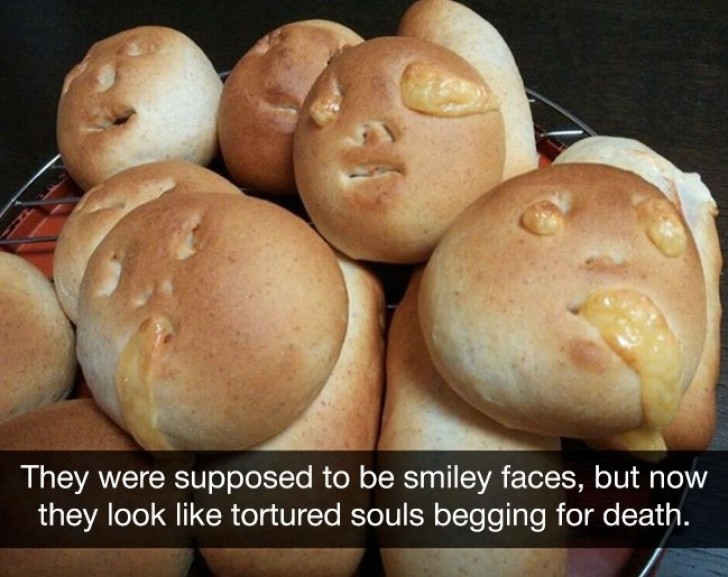 They were supposed to be smiling faces, and instead ...