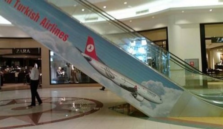 13. Advertise an airline with an aircraft that seems to be falling? No, thanks...