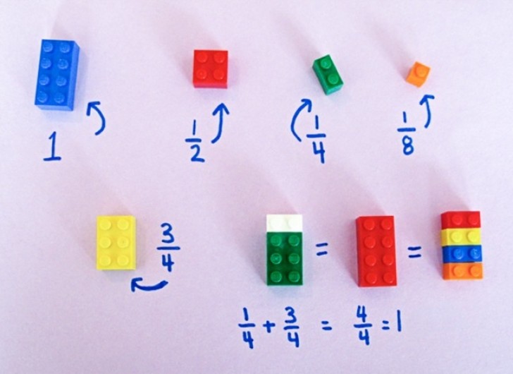 18. Legoteile sind ideal um rechnen zu lernen