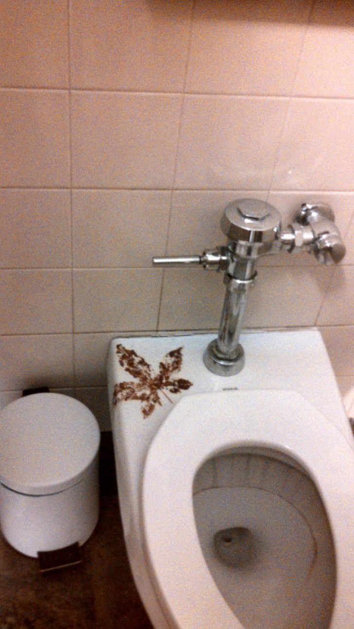On peut dire que la tentative de décorer la salle de bains avec un motif floral a échoué.