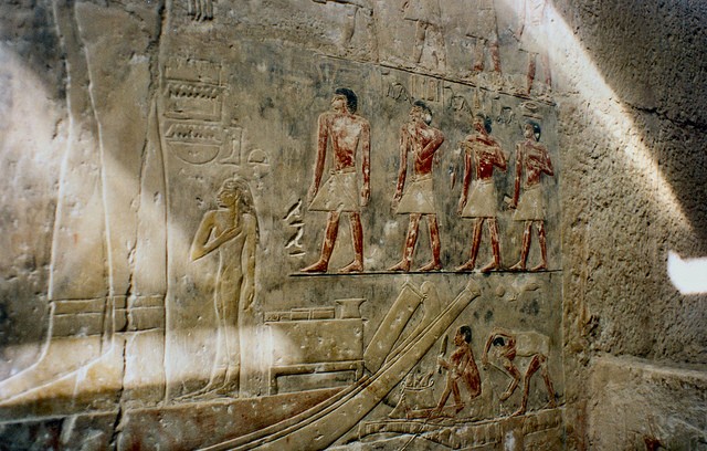In het Oude Egypte bestond er een politiekorps.