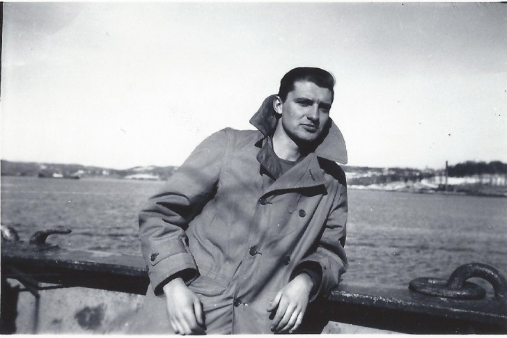 "My grandfather during a trip to France in 1946."