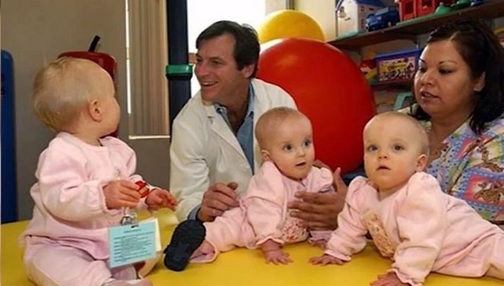 They were born as triplets but two of them are Siamese twins! Looking at them 15 years later is a joy for the eyes! - 3