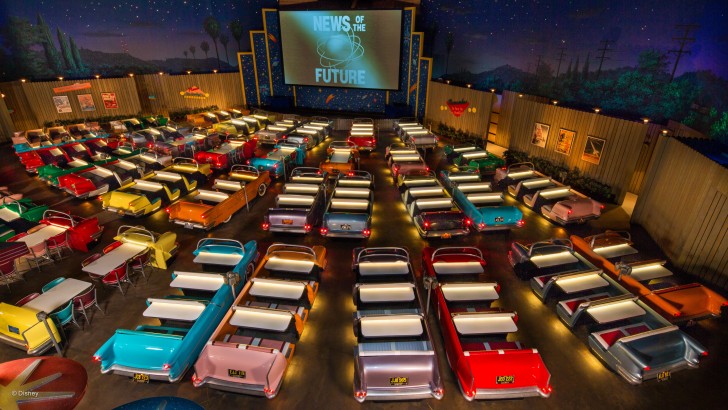 Cinéma -restaurant Sci-Fi à l'intérieur de Walt Disney World.