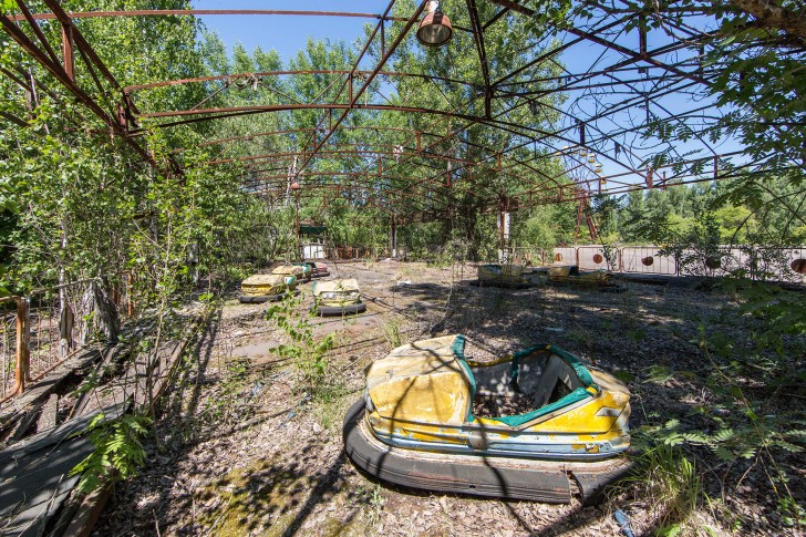 13. Parco divertimenti - Città fantasma di Pripyat, Chernobyl.