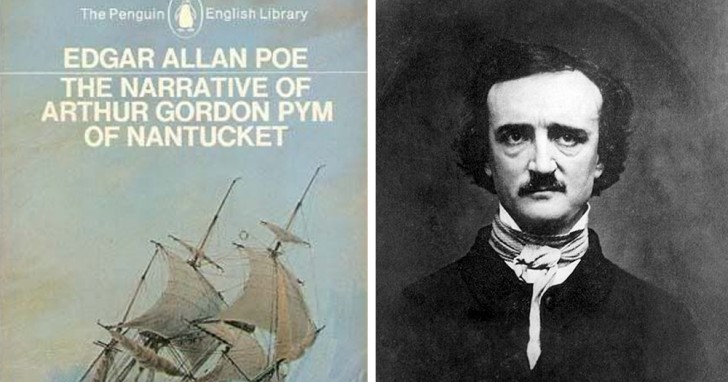 Edgar Allen Poe schreef een schipbreuk en kannibalisme door ene Richard Parker. 46 jaar later zonk een schip en aten zeelui, om te overleven, een man op die Richard Parker heette.