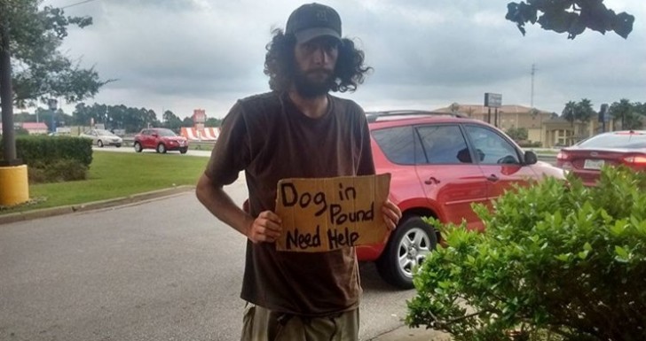 "En passant, j'ai vu le désespoir dans ses yeux et j'ai décidé de retourner lui demander ce qu'il voulait dire avec ce message"