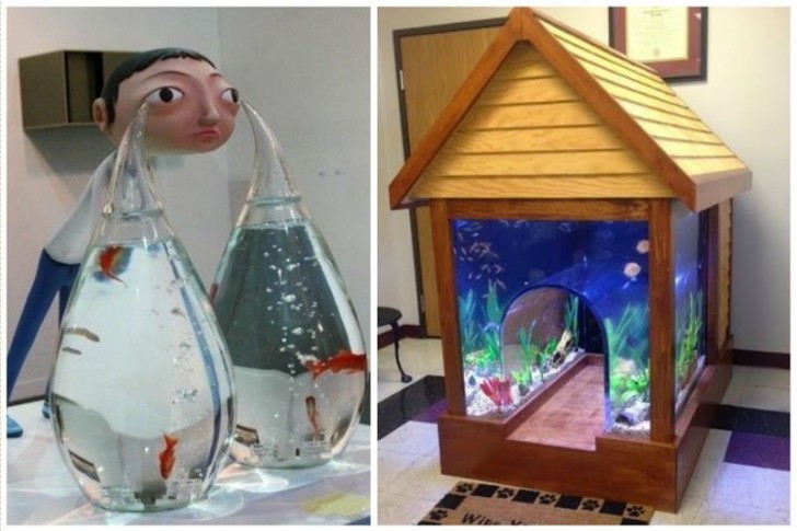 Of course, you can also decide how you want the fish tank to be made!