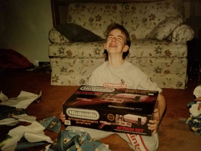 Un cadeau de Noël en 1987.