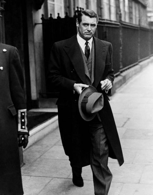 Een zeer elegante Cary Grant.