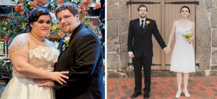 He lost 127 lb (58 kg) and she lost 110 lb (50 kg) and on their fourth wedding anniversary, this couple was unrecognizable!