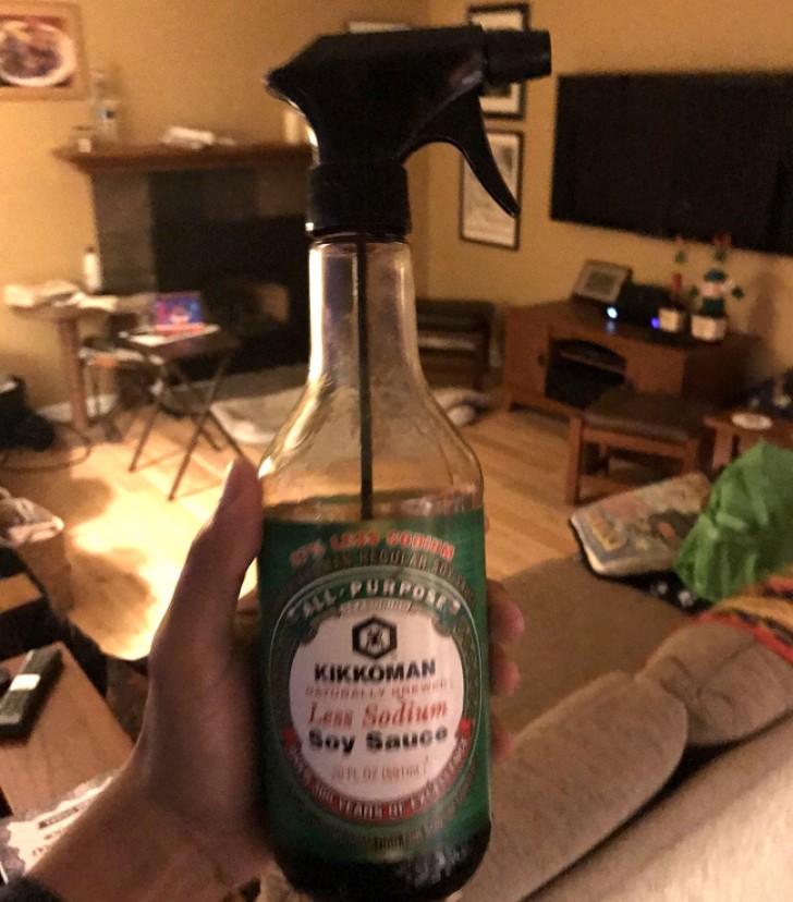 A spray bottle for your favorite sauces!
