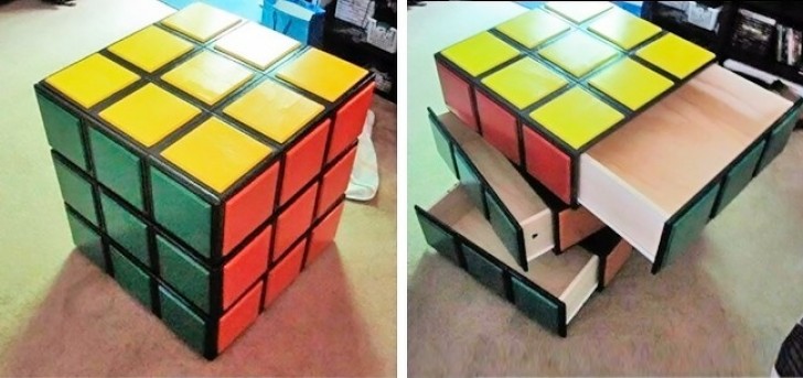 Rubik's Cube-style chest of drawers!