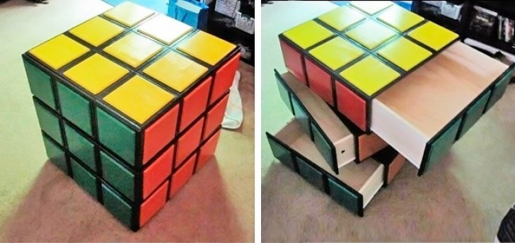 Cajonera estilo rubik