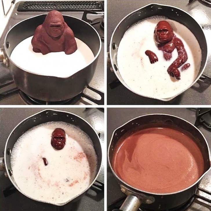 Preparar o chocolate quente nunca foi tão divertido!