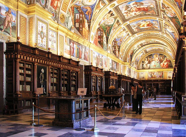 Bibliothel von El Escorial, San Lorenzo de El Escorial, Spanien
