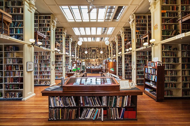 Bibliothek des College von Providence, Rhode Island, vereinigte Staaten