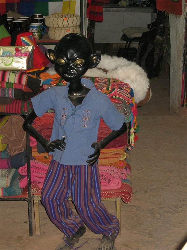 19. A disturbing mannequin in Chile